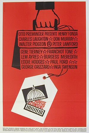 Image of the Advise and Consent Film Poster